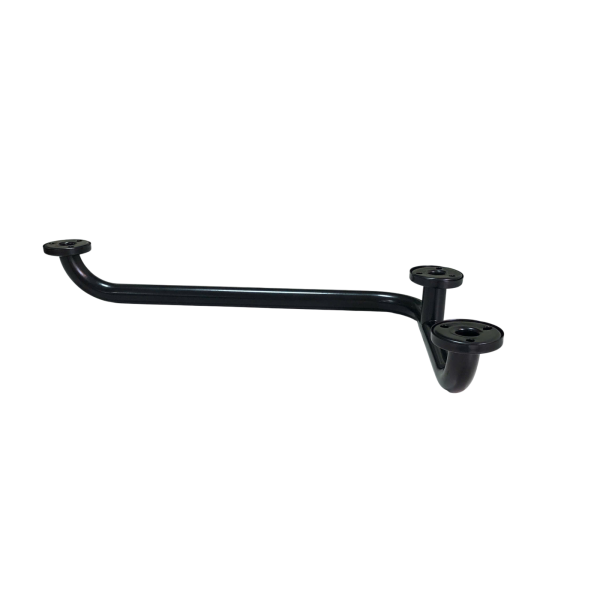 Thanh tay vịn chống trượt thép không gỉ -LH 60*40 Xi mạ sơn đen