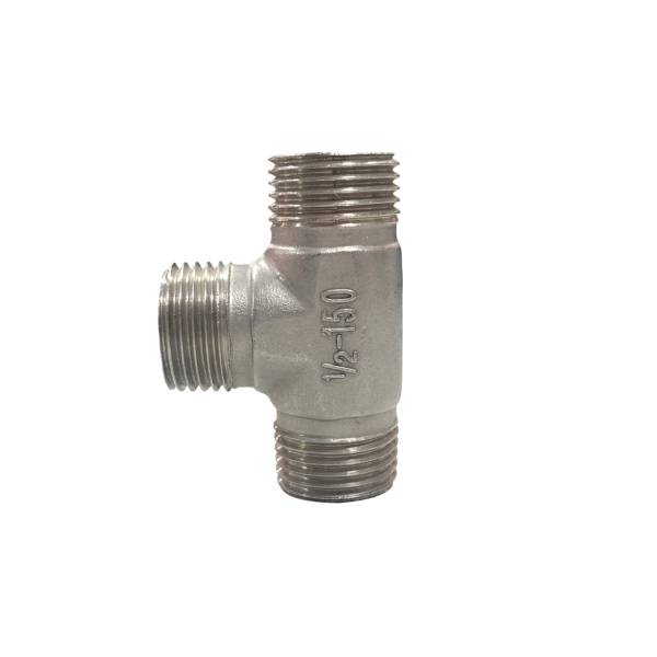 Tê 3 ren ngoài thép không gỉ