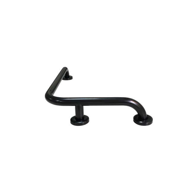 Thanh tay vịn chống trượt thép không gỉ -LH 60*40 Xi mạ sơn đen