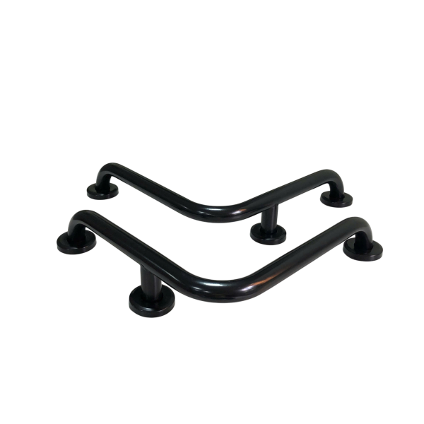 Thanh tay vịn chống trượt thép không gỉ LH 40*40 Xi mạ sơn đen
